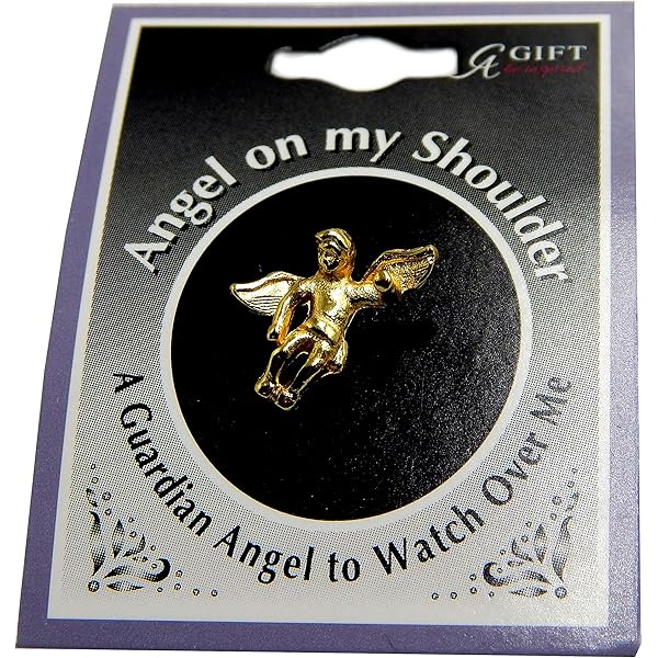 Amazon.com: PinMart's Small Shiny Gold Cherub Angel Spiritual